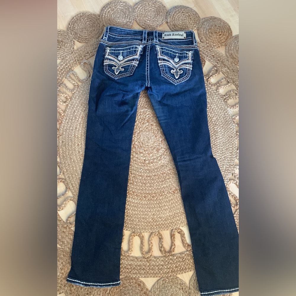 Rock revival jeans straight leg size 28